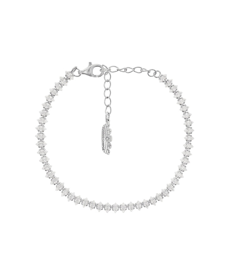 Pulseira Marquise Prata Eugénio Campos