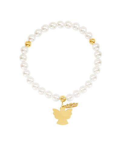 Pulseira Guardian Angel com Pérolas Eugénio Campos