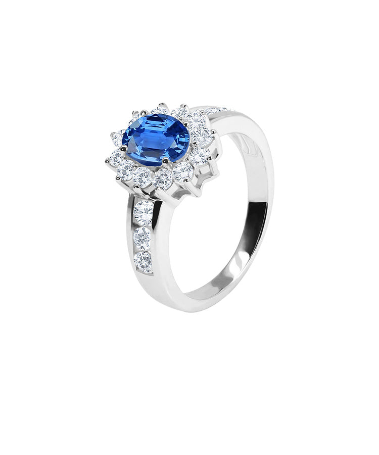 Anel Romance Azul Eugénio Campos