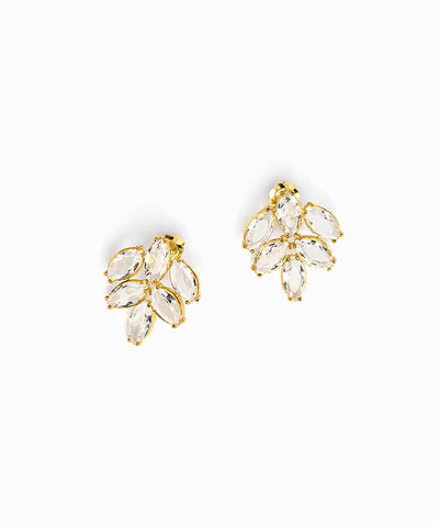 Brincos Glamour Pequenos Branco Eugénio Campos
