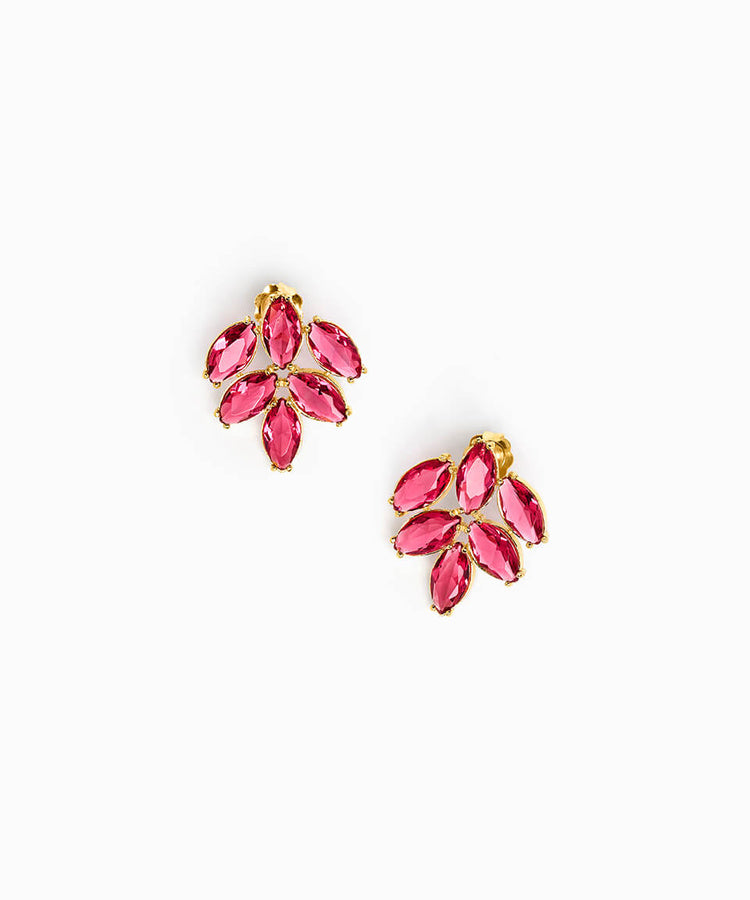 Brincos Glamour Pequenos Rosa Eugénio Campos