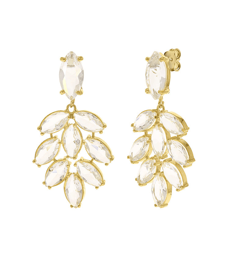 Brincos Glamour Branco Eugénio Campos