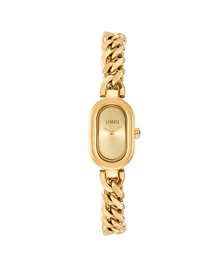 Relógio Tous Oval Time Dourado