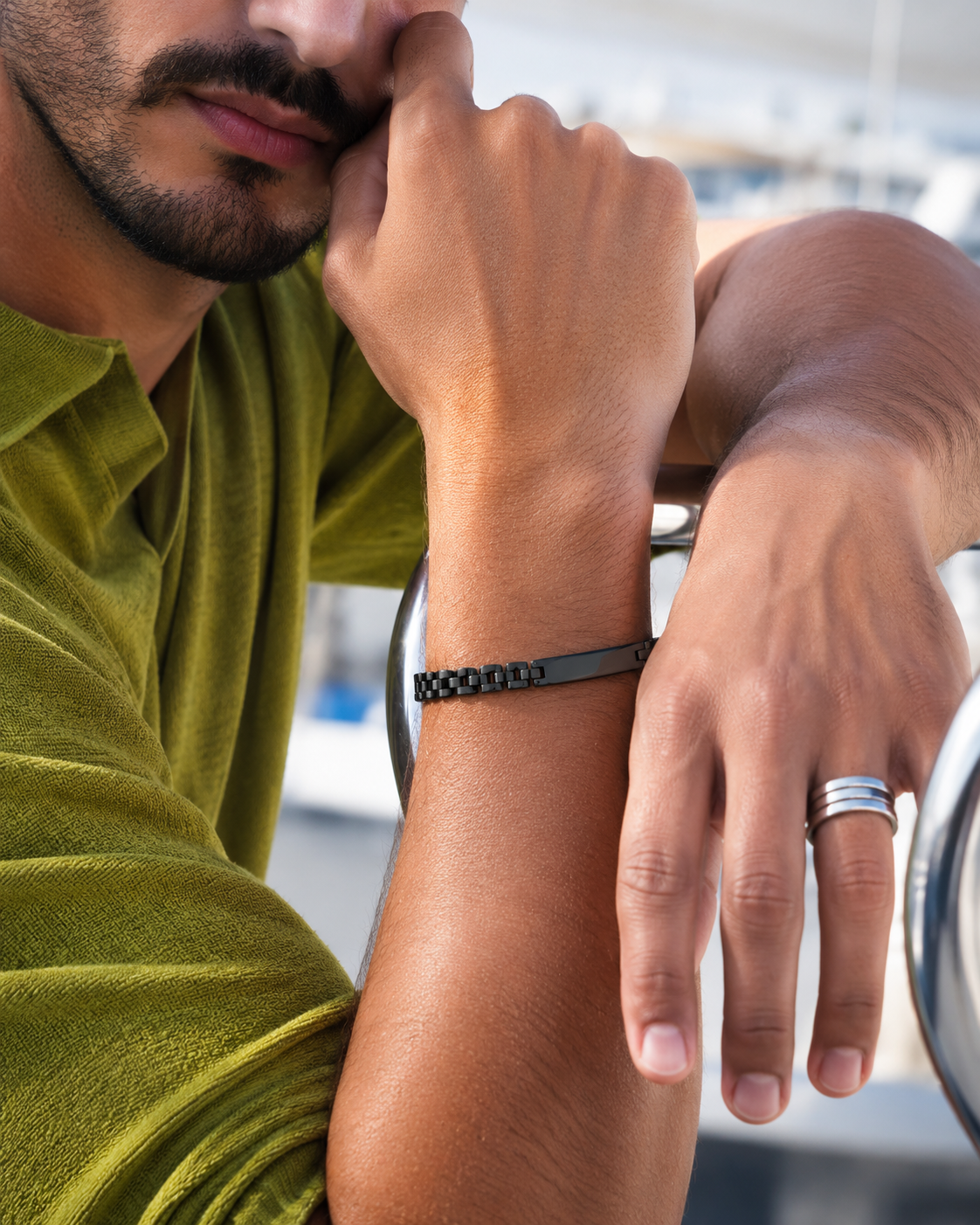 Pulseira Hassu Biker Dark