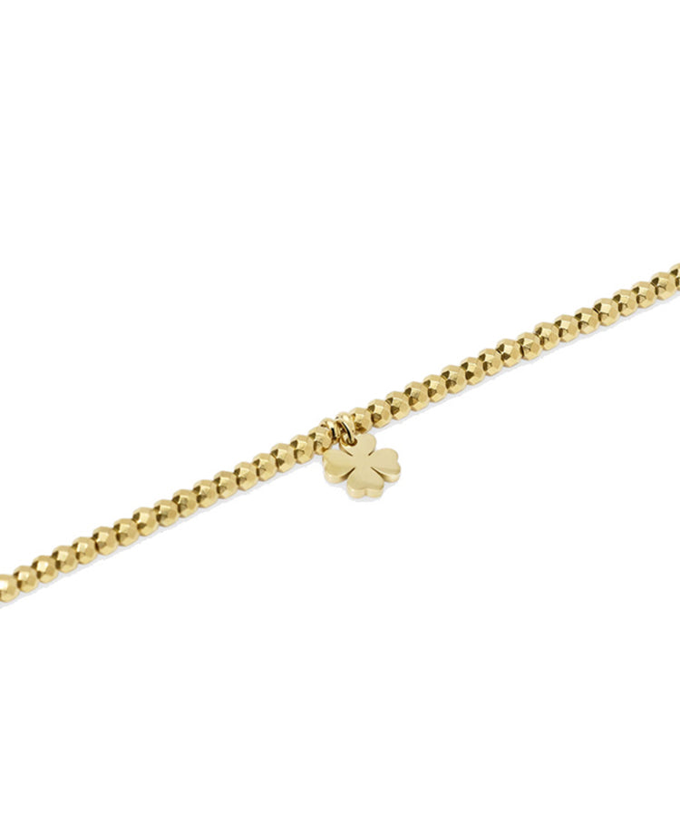 Pulseira Kidult com Trevo de Quatro Folhas