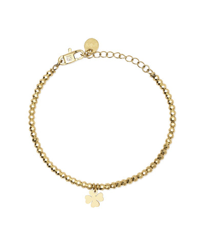 Pulseira Kidult com Trevo de Quatro Folhas