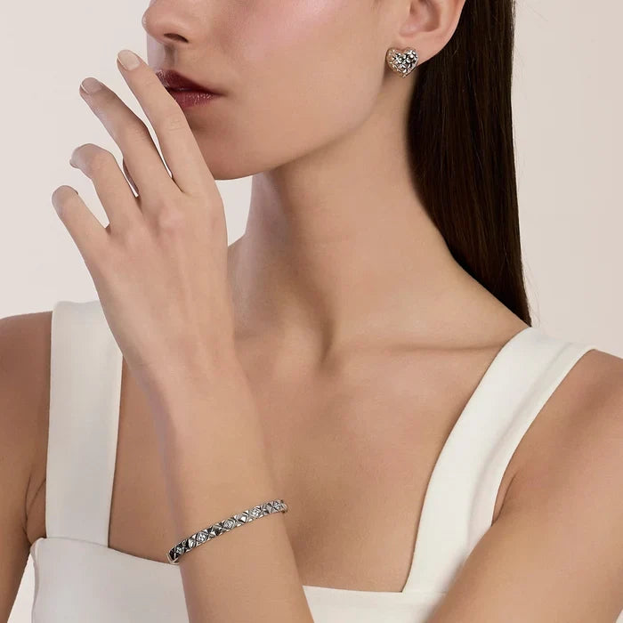 Bracelete Matelassé em aço