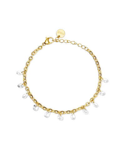 Pulseira Kidult Style 101 Dourada com Corrente Fancy