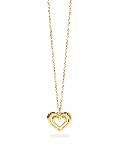 Choker dourado com coração Kidult