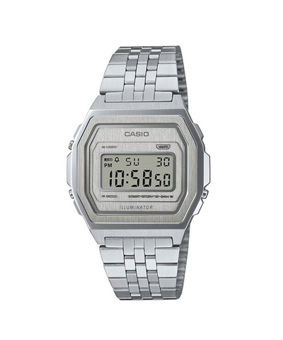 Relógio Casio Vintage Premium A1000A Prateado