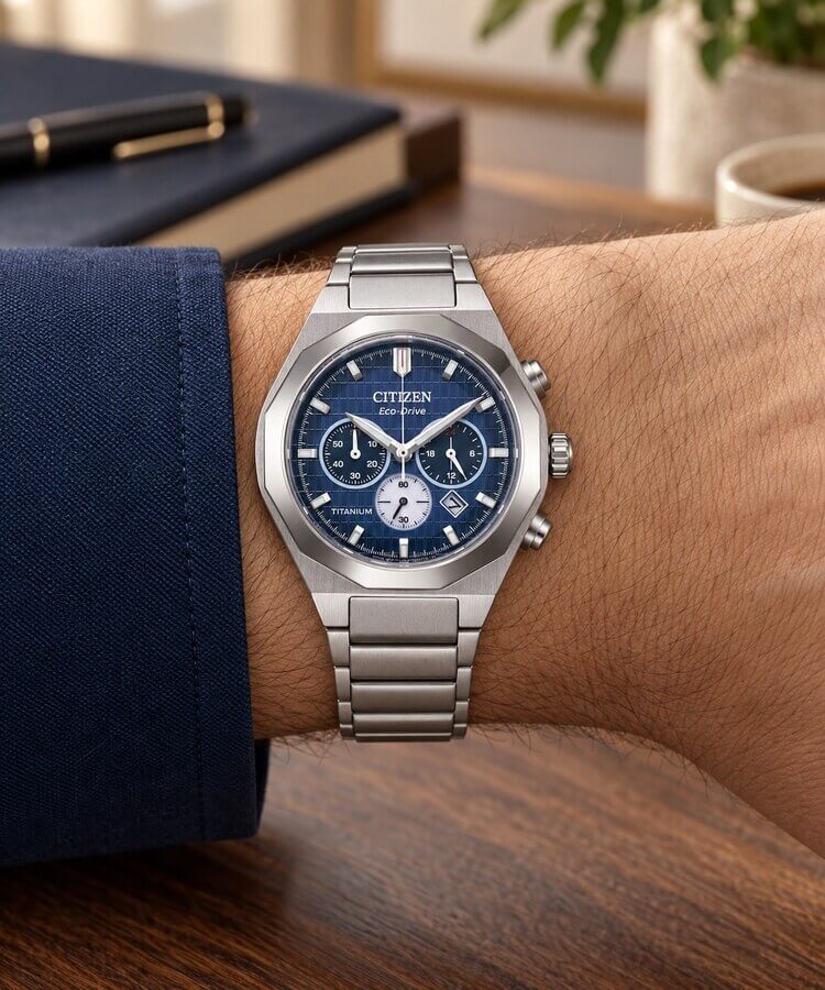 Citizen Eco-Drive Zenshin Senkei Super Titanium