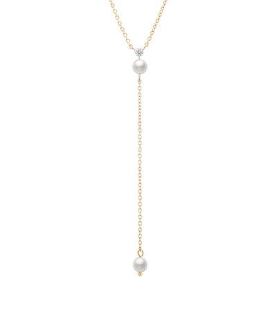 Colar Pearls Y Golden Unike