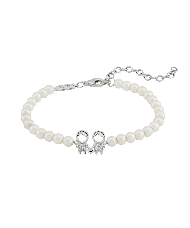 Pulseira Pérolas Mum 2 Meninos Unike