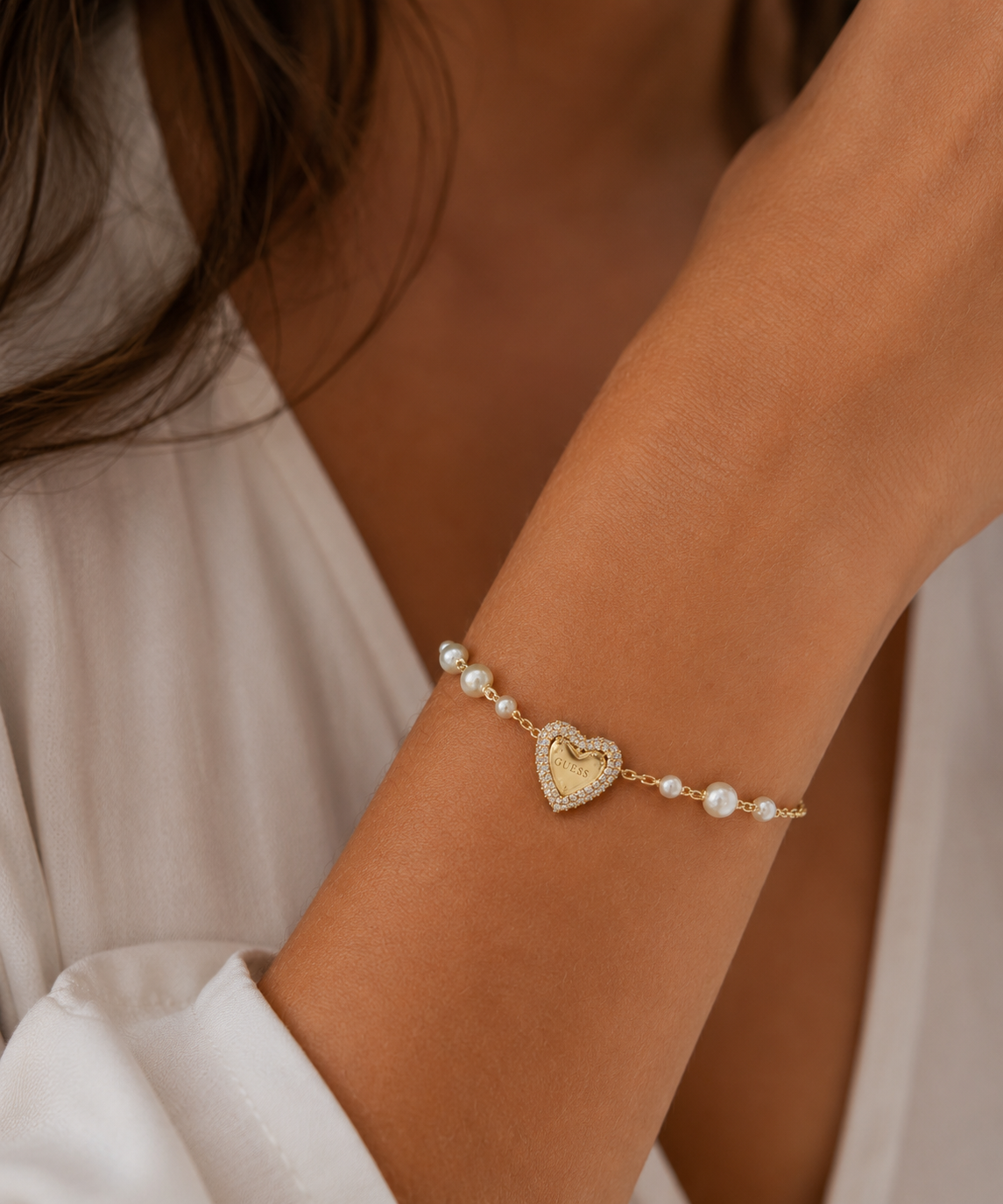 Pulseira Aço Guess Beloved