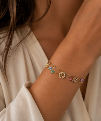 Pulseira Aço Guess Secret Garden