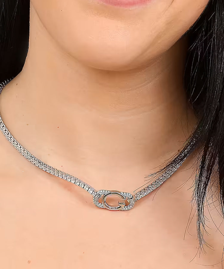 Colar Aço Guess Oh My G