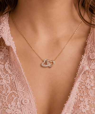 Colar Aço Dourado Guess Beloved