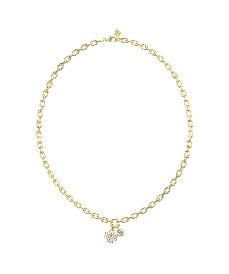 Colar Aço Guess Love Bits