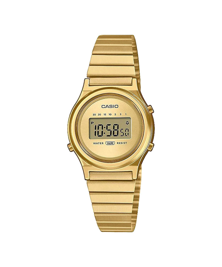 Relógio Casio Vintage Dourado Mini Digital