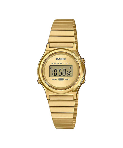 Relógio Casio Vintage Dourado Mini Digital