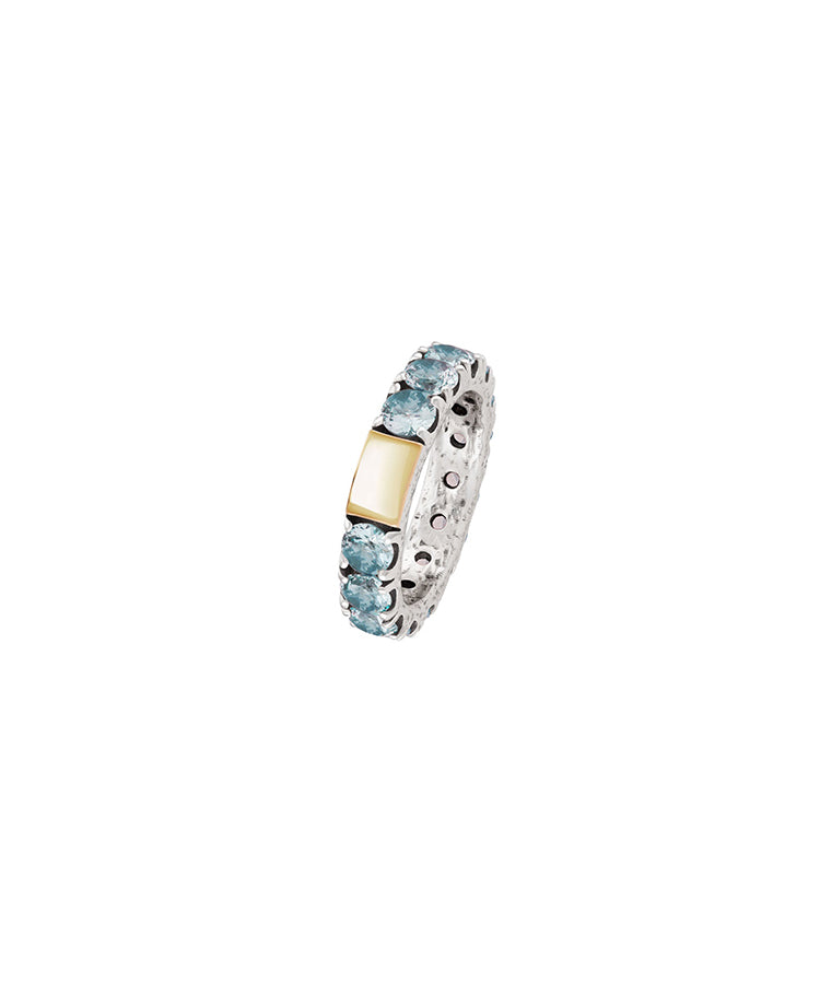 Anel Tashi Memória Light Blue