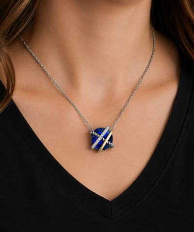 Colar Tashi Deep Blue