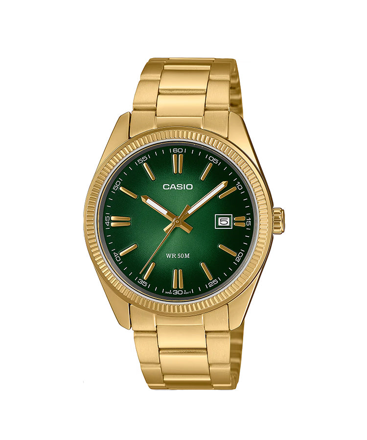 Relógio Casio Classic Analógico Bicolor Verde