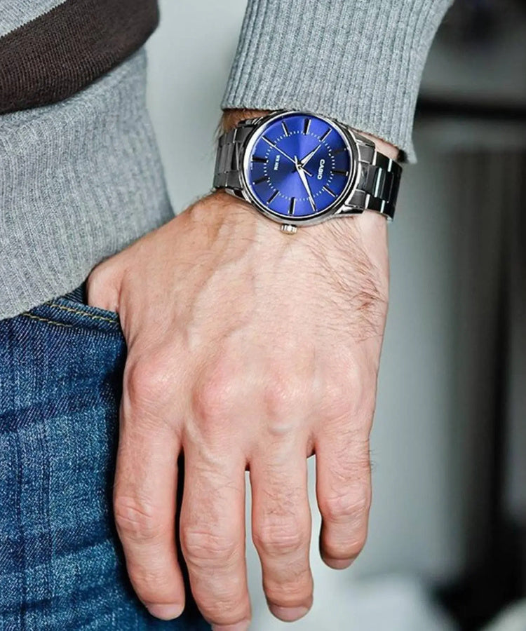 Relógio Casio Vintage Azul Clássico