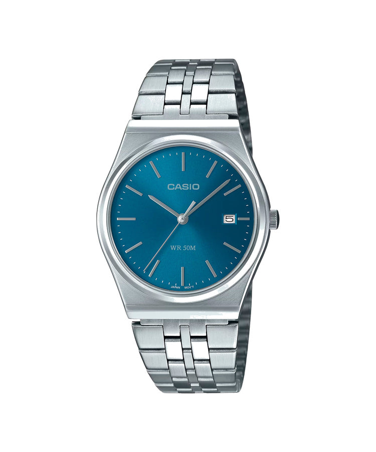 Relógio Casio Collection Azul Aço Inoxidável