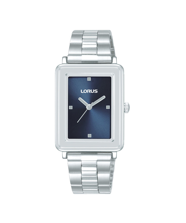 Relógio Lorus Classic Rectangular Prateado