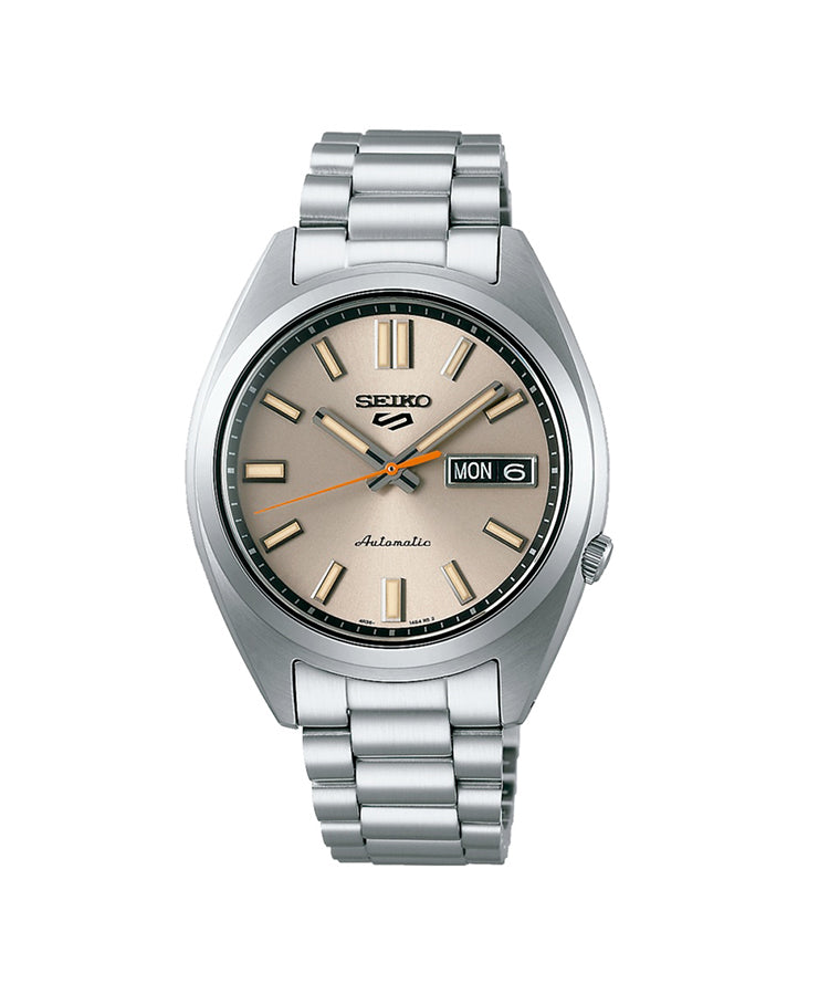 Relógio Seiko 5 Sports SNXS Style Mostrador Marfim
