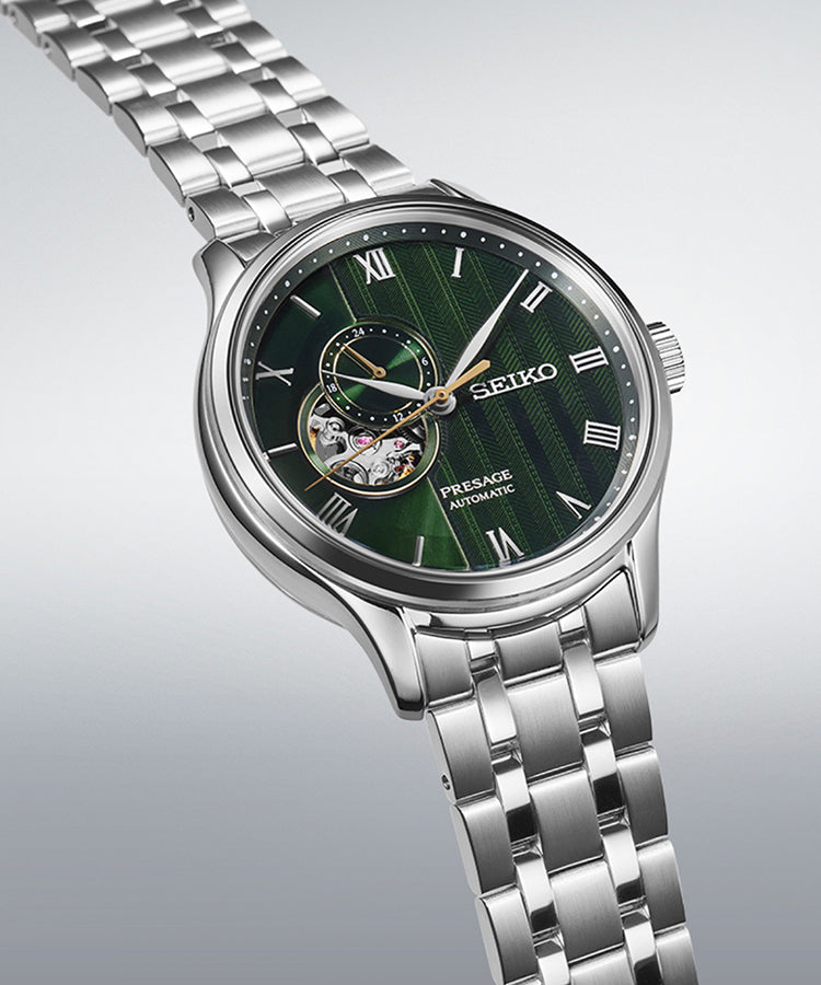 Relógio Seiko Presage Japanese Garden 4R39 Verde