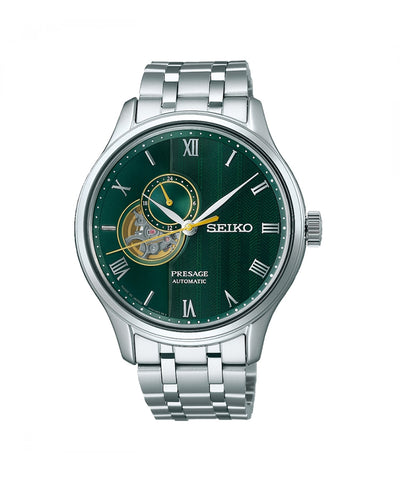 Relógio Seiko Presage Japanese Garden 4R39 Verde