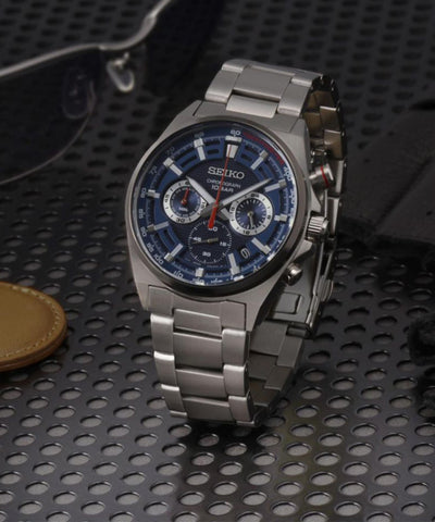 Relógio Seiko Neo Sports Quartzo Crono Azul-escuro