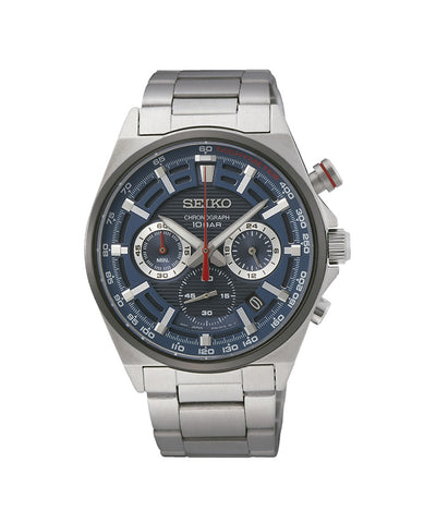 Relógio Seiko Neo Sports Quartzo Crono Azul-escuro