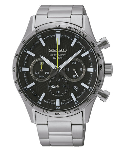 Relógio Seiko Neo Sports Crono Aço Vidro Safira