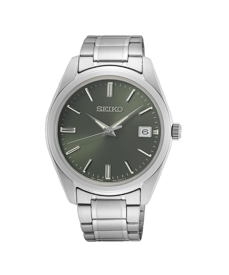 Relógio Seiko Neo Classic Safira 40,2mm Verde