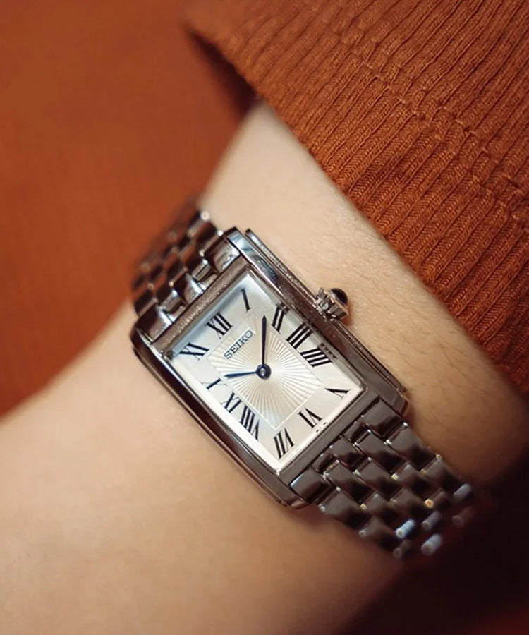 Relógio Seiko Quartzo 2P Rectangular
