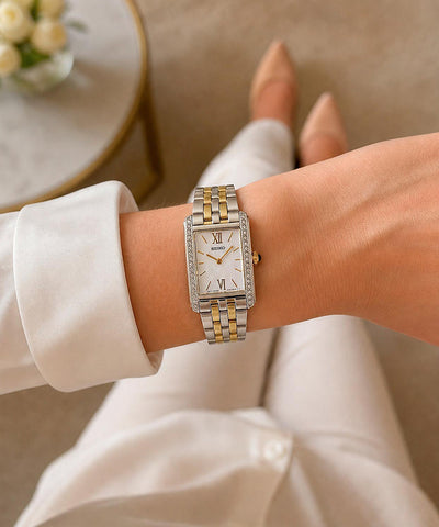 Relógio Seiko Prateado e Dourado
