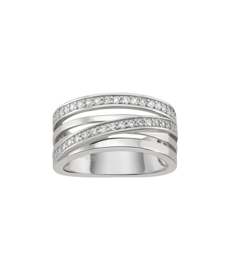 Anel Unike Classy Four Hoops