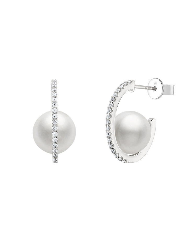 Brincos Unike Classy Pearl Cz