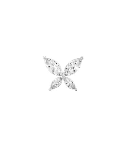 Brincos Party Butterfly Silver Unike