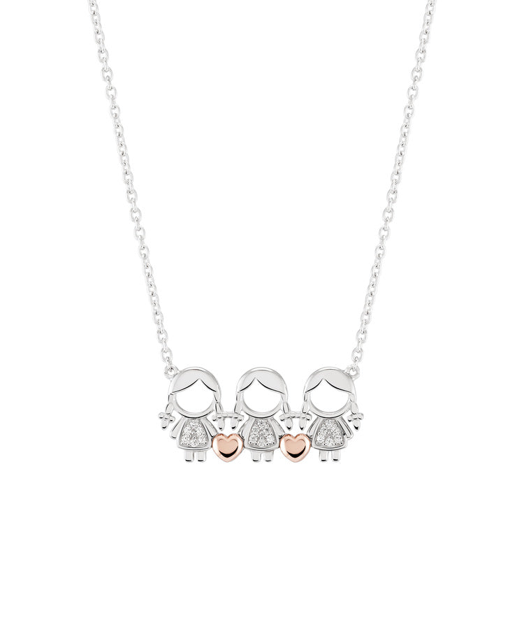 Colar Mum 3 Meninas Unike
