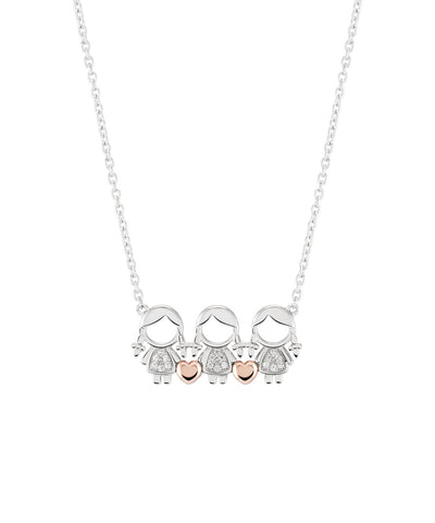 Colar Mum 3 Meninas Unike