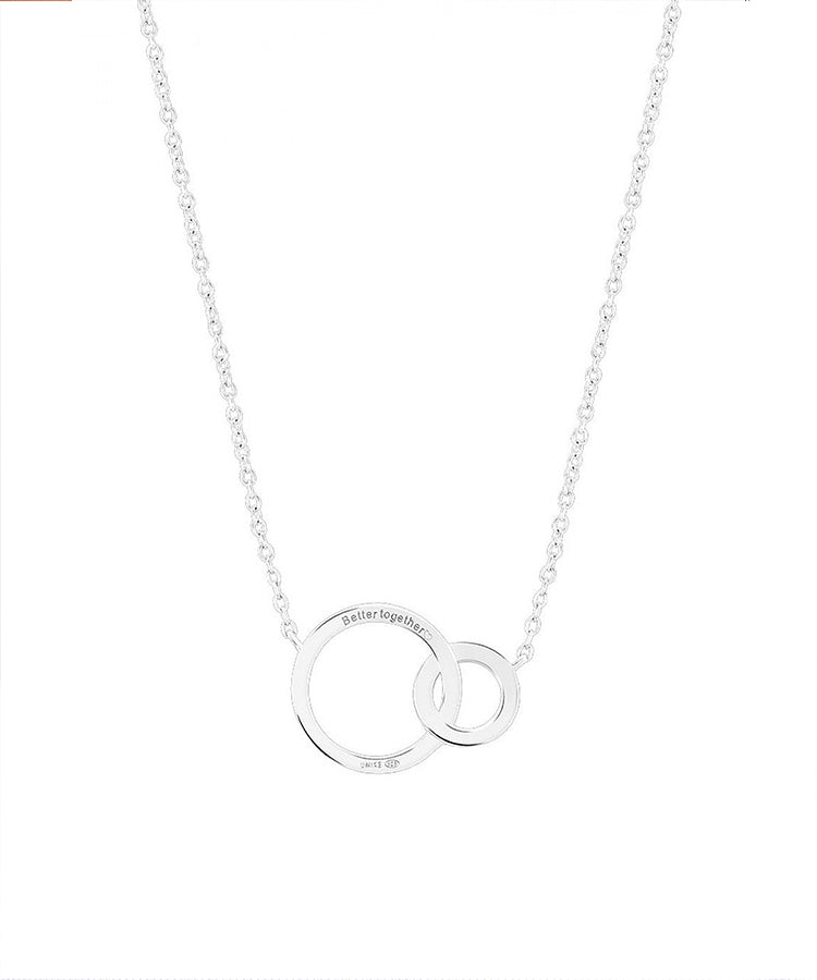 Conjunto Colar & Brincos Prata UNIKE