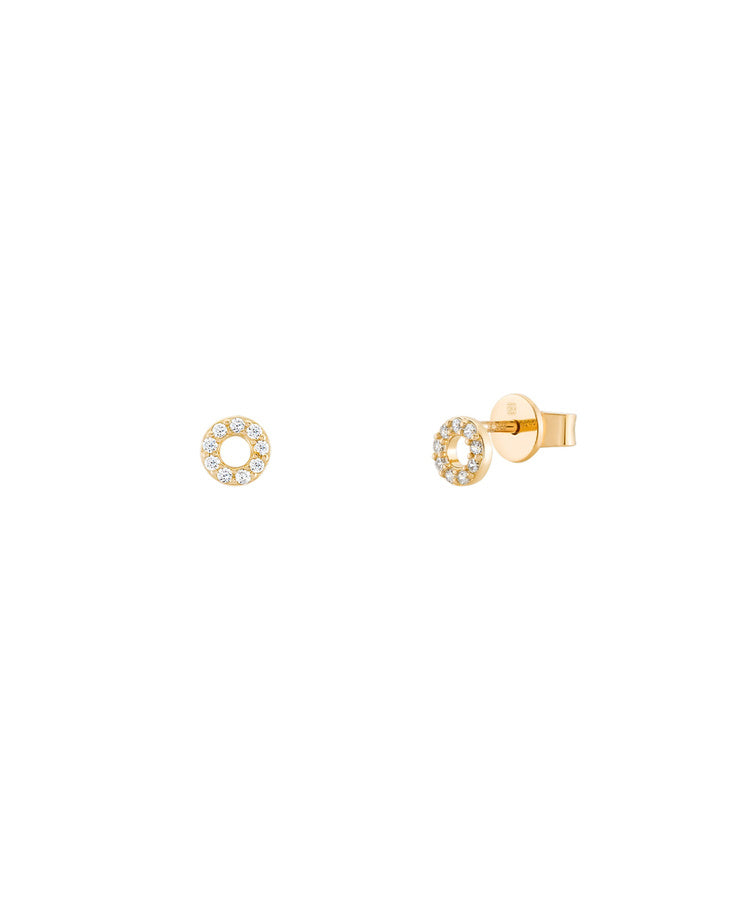 Conjunto Classy Circle Golden Unike