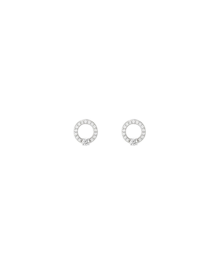 Conjunto Classy Circle Silver Unike