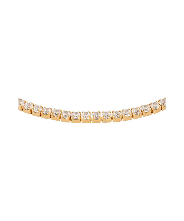 Pulseira Unike Classy Tennis Shiny Golden