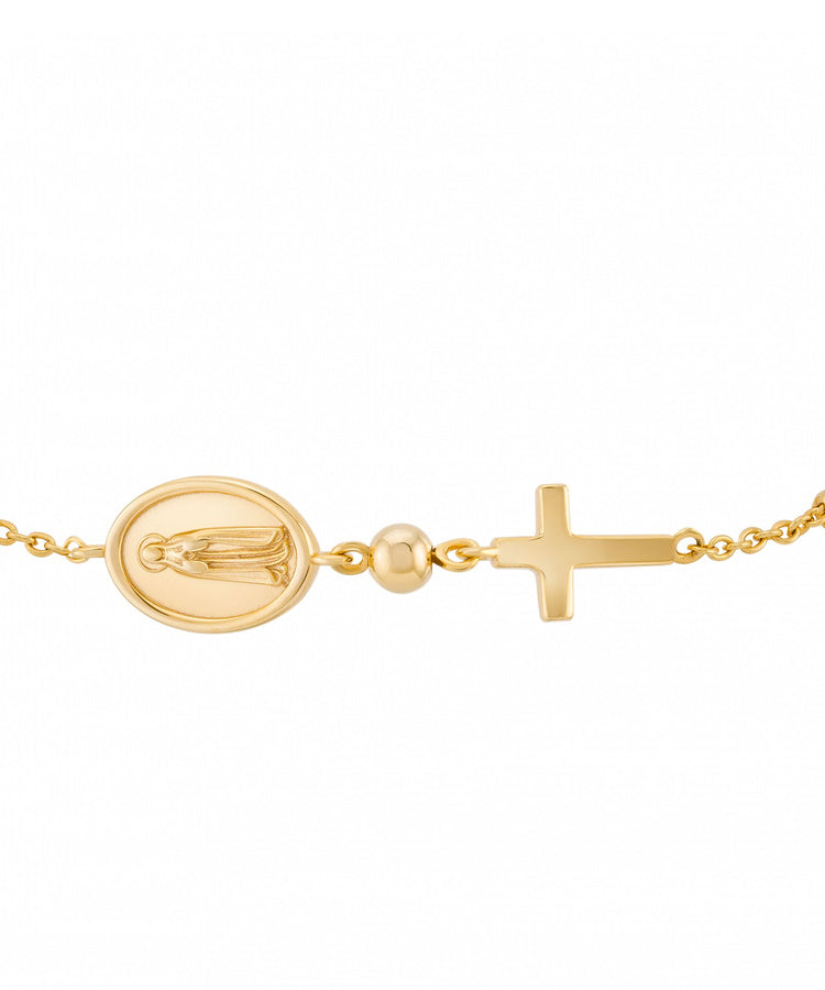 Pulseira Hope Medalha Nossa Sra de Fátima & Cruz