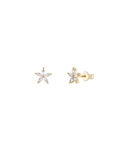 Brincos Matchy Navete Flower Unike